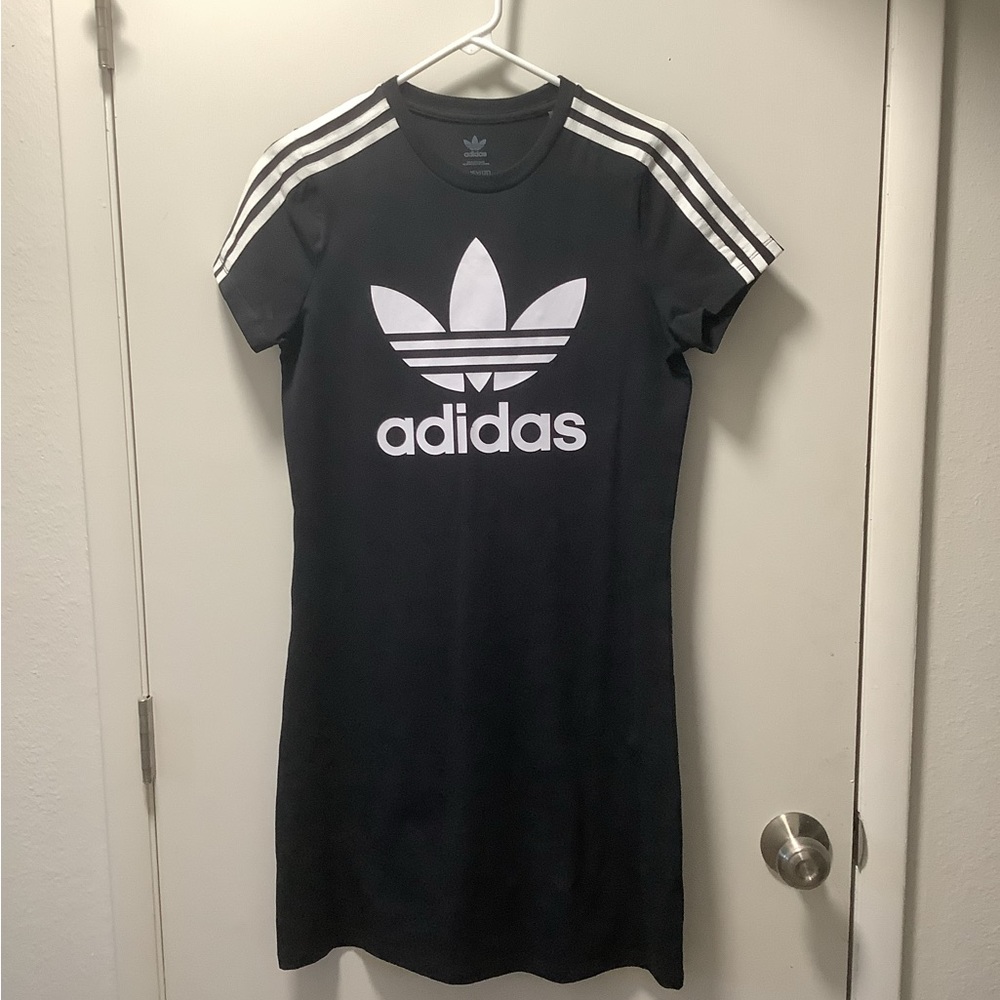 Adidas Black T-Shirt Dress